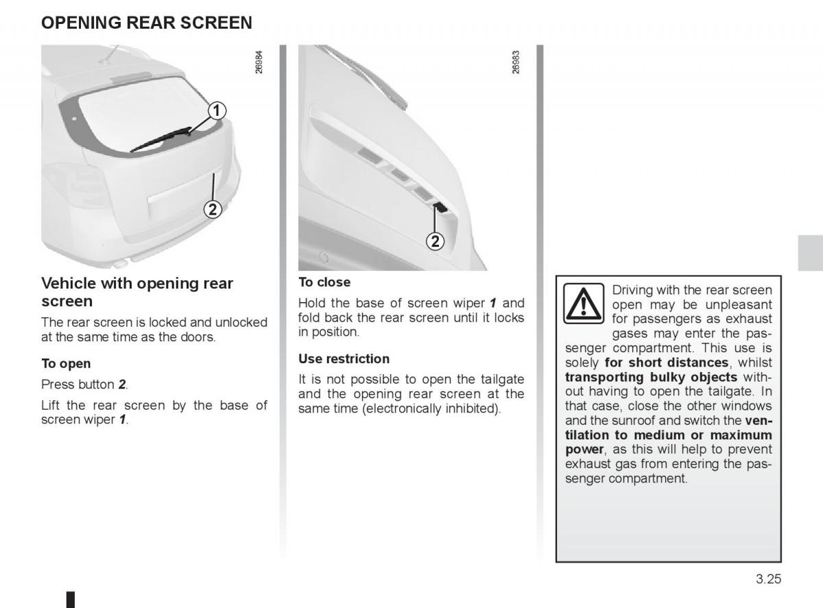 Renault Laguna 3 III owners manual / page 145