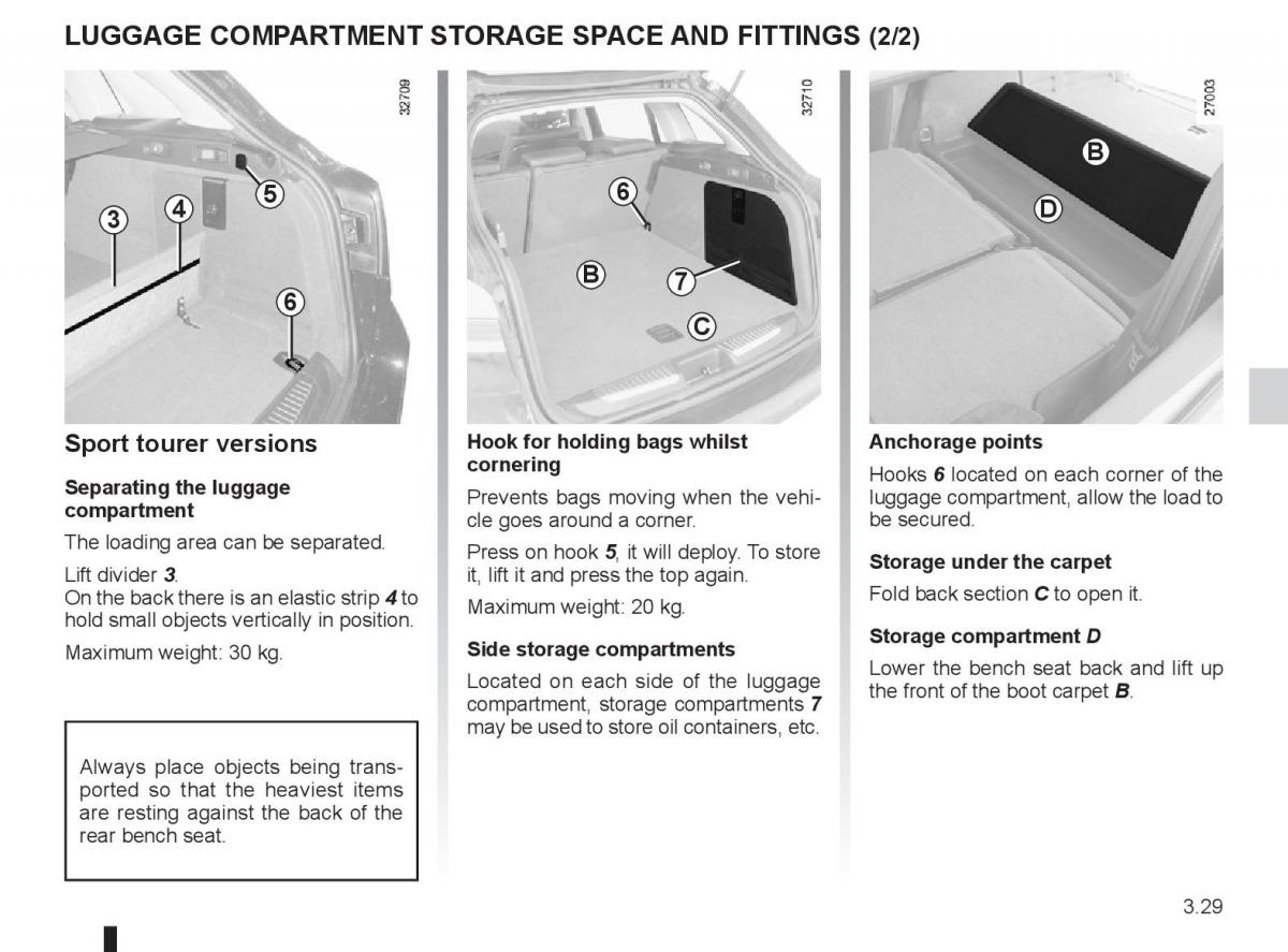 Renault Laguna 3 III owners manual / page 149