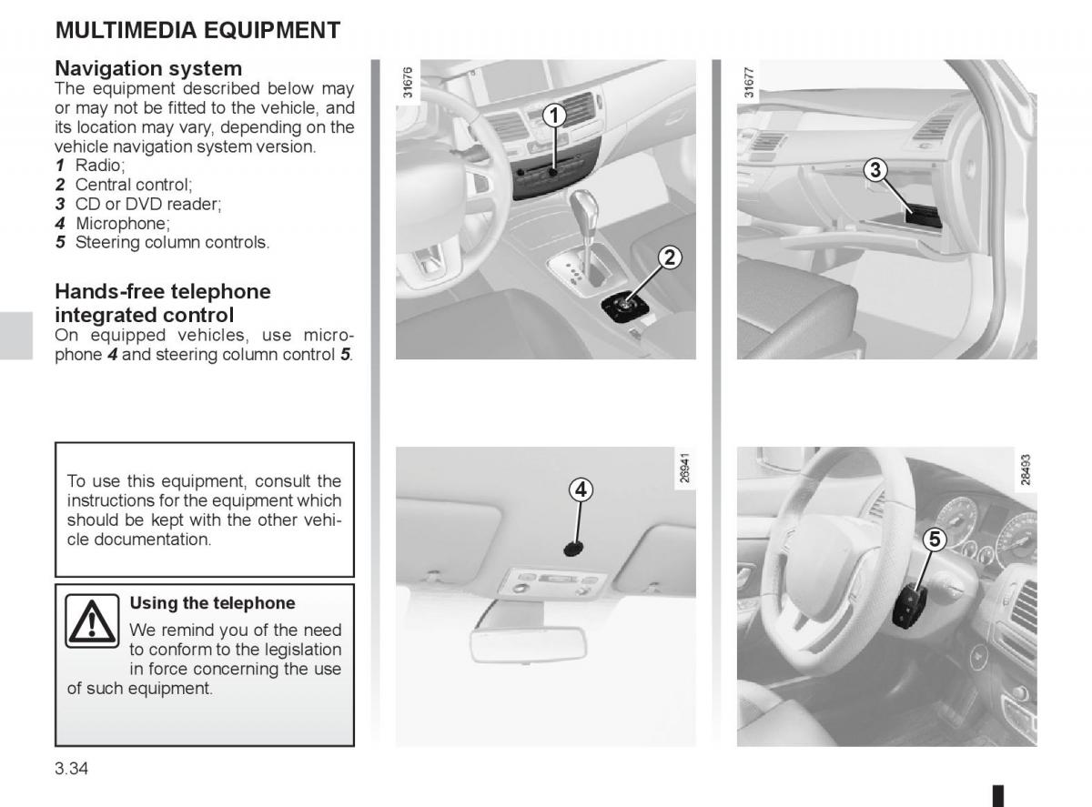 Renault Laguna 3 III owners manual / page 154