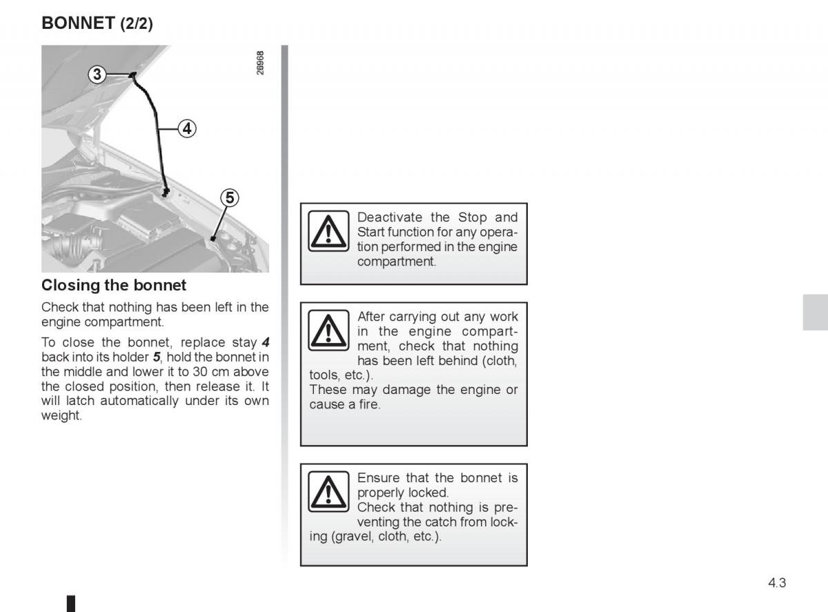 Renault Laguna 3 III owners manual / page 157