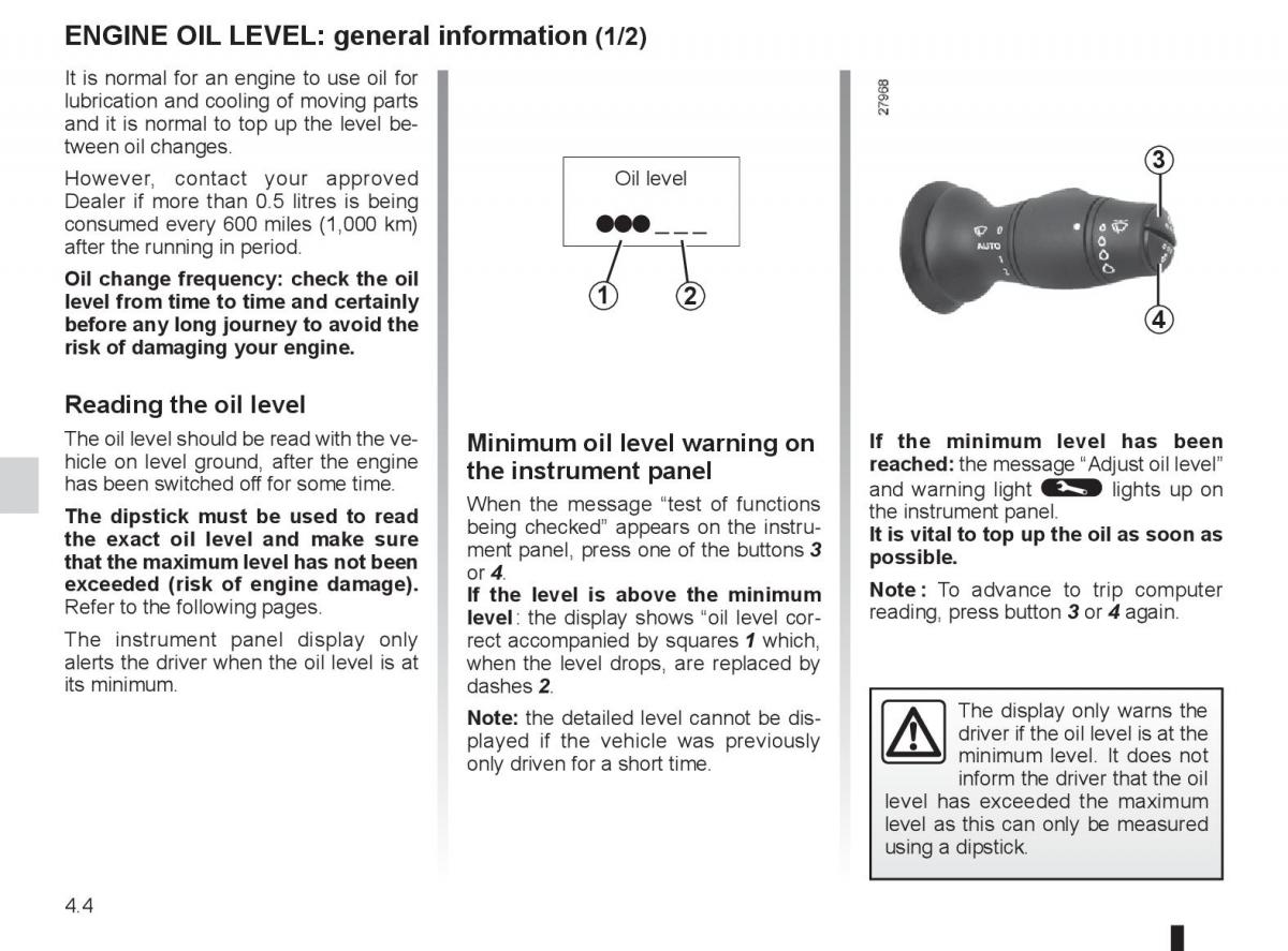 Renault Laguna 3 III owners manual / page 158