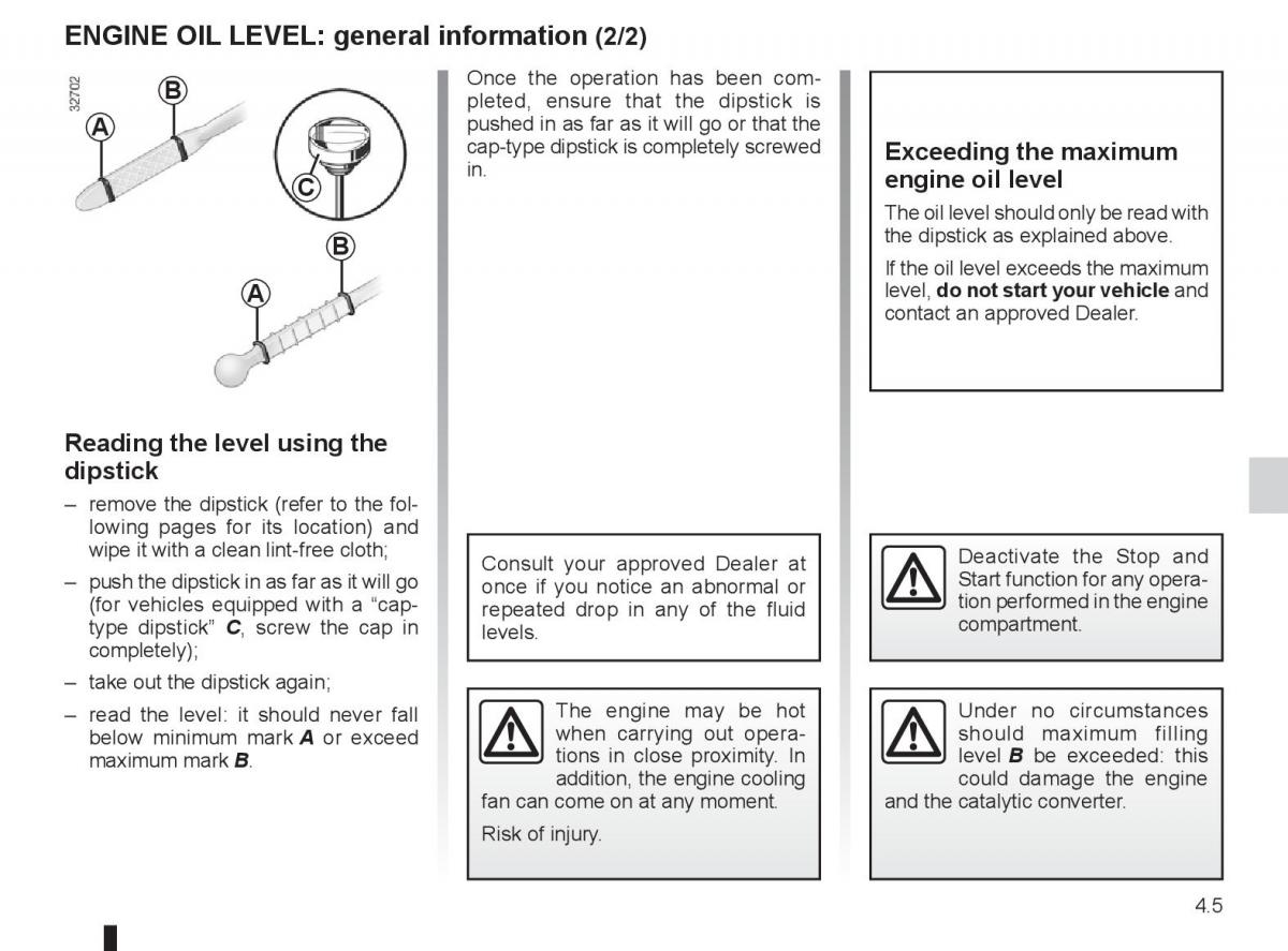 Renault Laguna 3 III owners manual / page 159