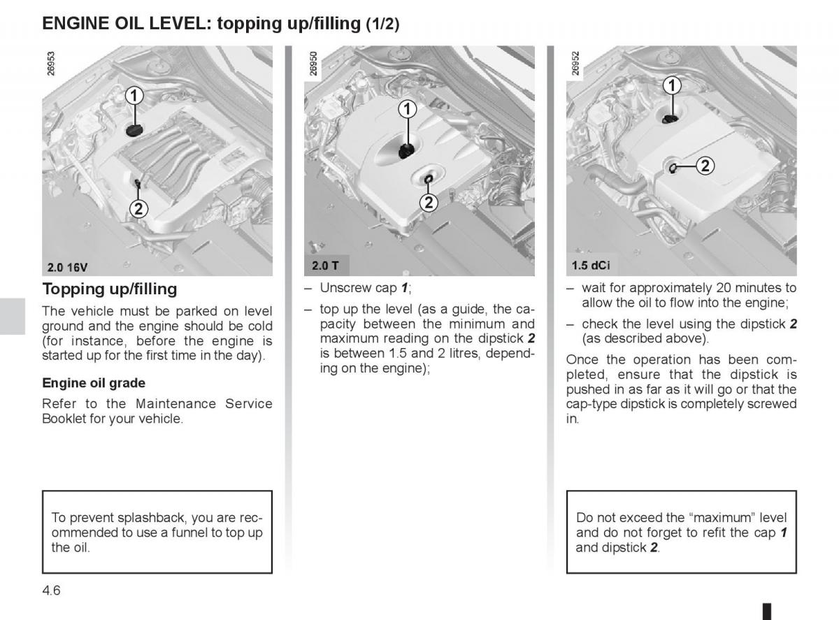 Renault Laguna 3 III owners manual / page 160