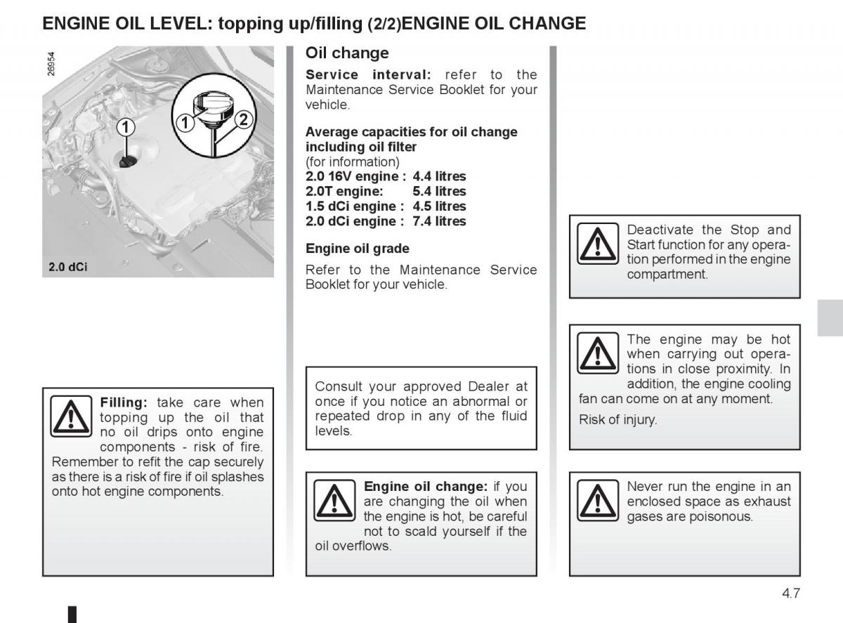 Renault Laguna 3 III owners manual / page 161