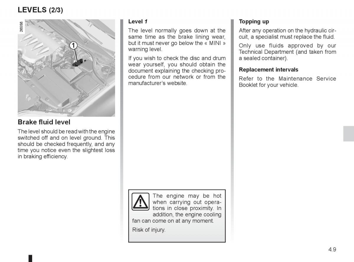 Renault Laguna 3 III owners manual / page 163