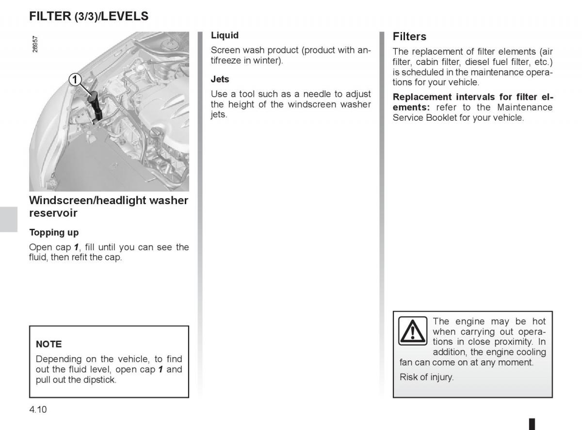 Renault Laguna 3 III owners manual / page 164