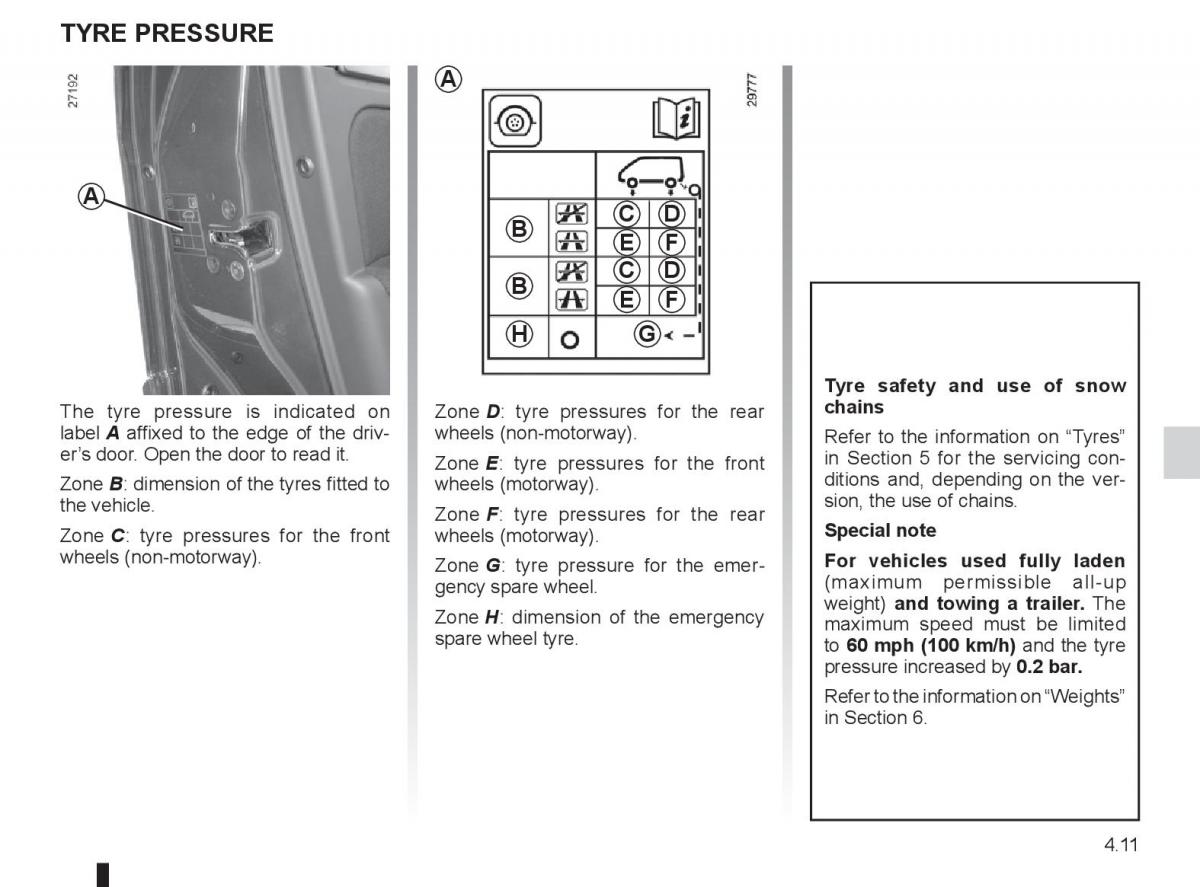 Renault Laguna 3 III owners manual / page 165