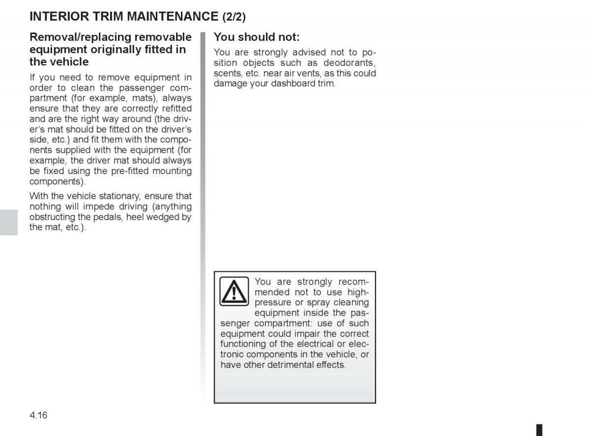 Renault Laguna 3 III owners manual / page 170