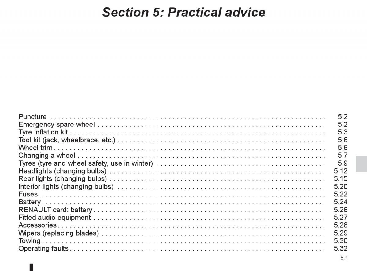 Renault Laguna 3 III owners manual / page 171