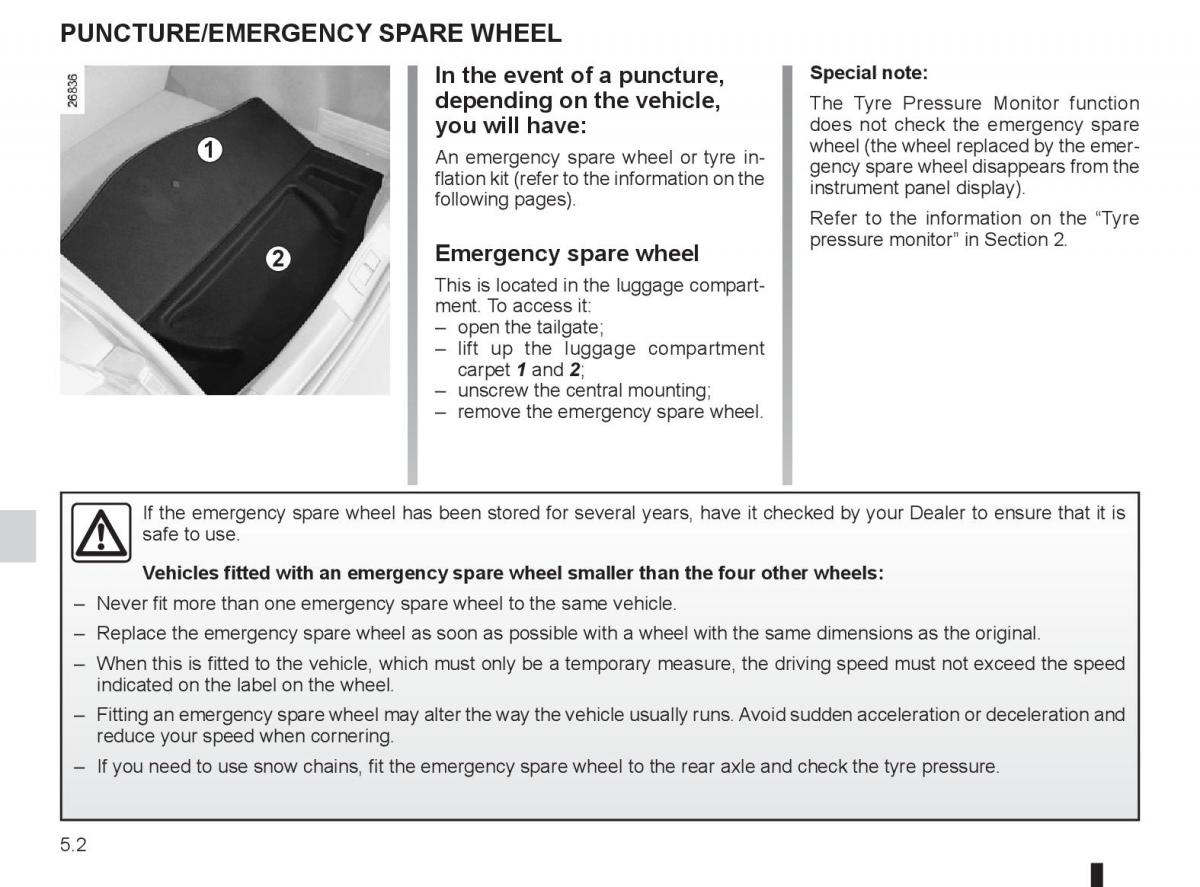 Renault Laguna 3 III owners manual / page 172