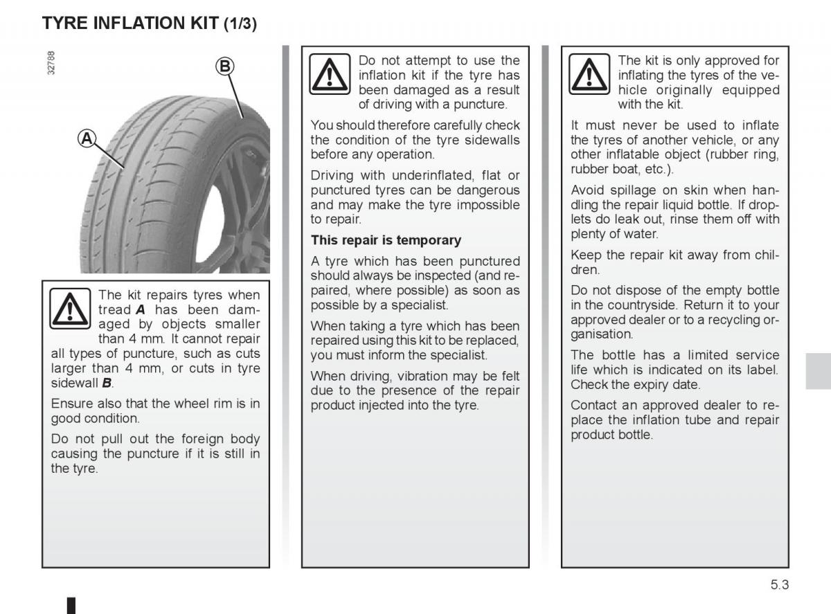 Renault Laguna 3 III owners manual / page 173