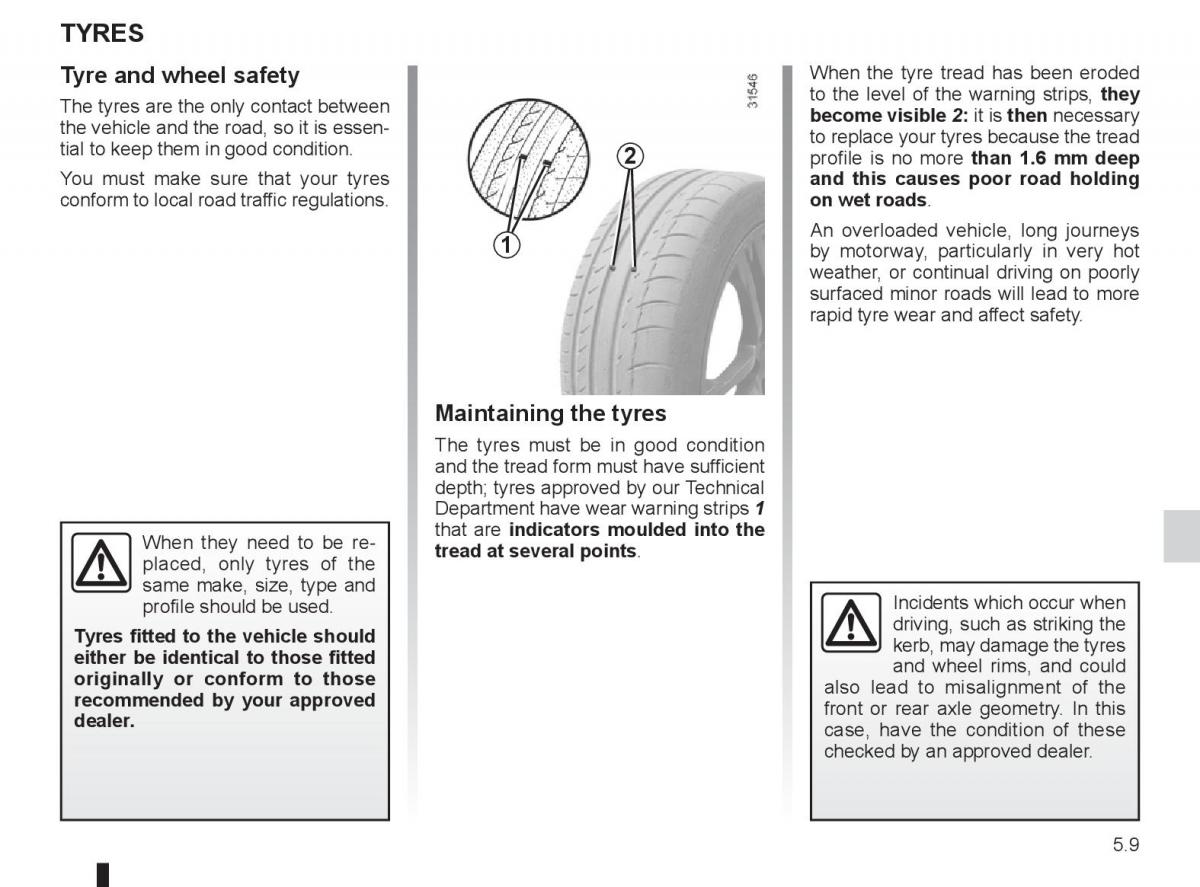 Renault Laguna 3 III owners manual / page 179