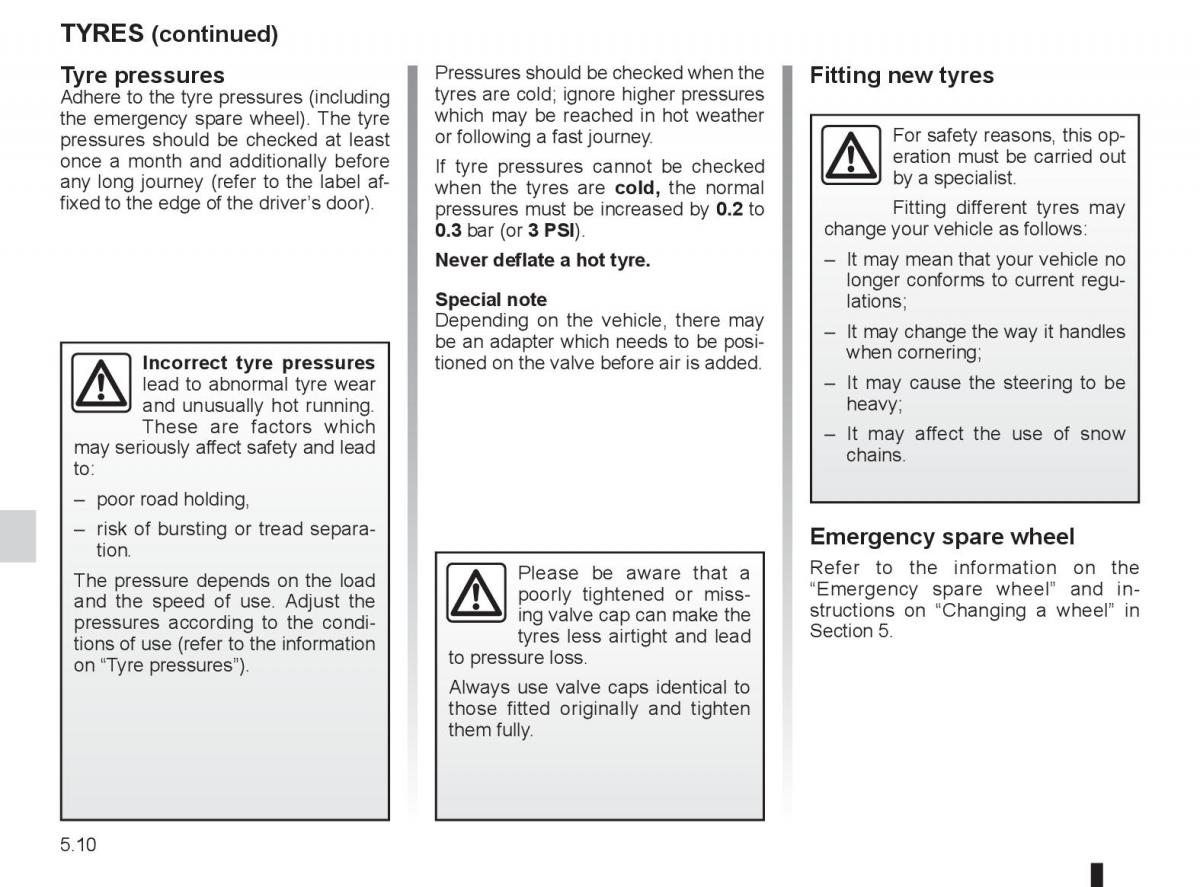 Renault Laguna 3 III owners manual / page 180