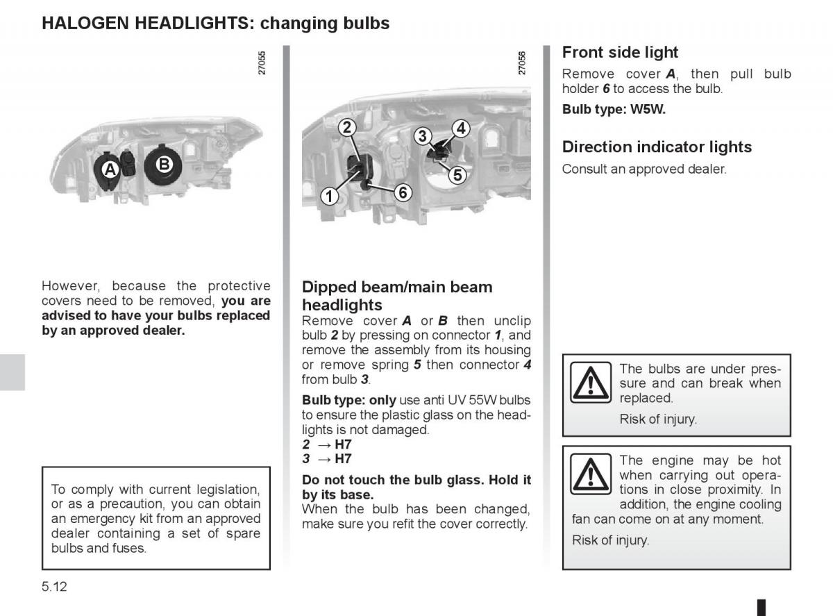 Renault Laguna 3 III owners manual / page 182