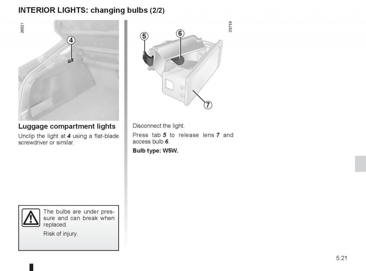 Renault Laguna 3 III owners manual / page 191