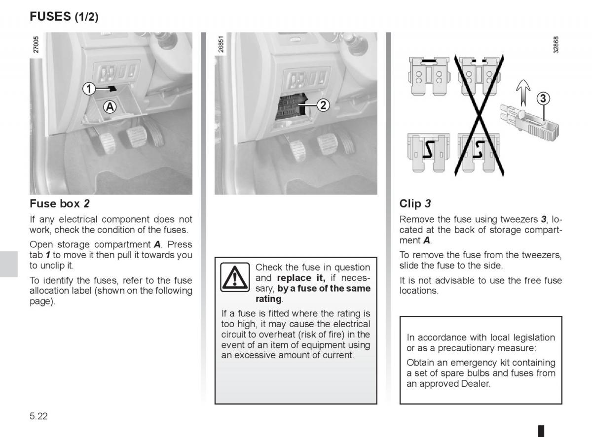 Renault Laguna 3 III owners manual / page 192