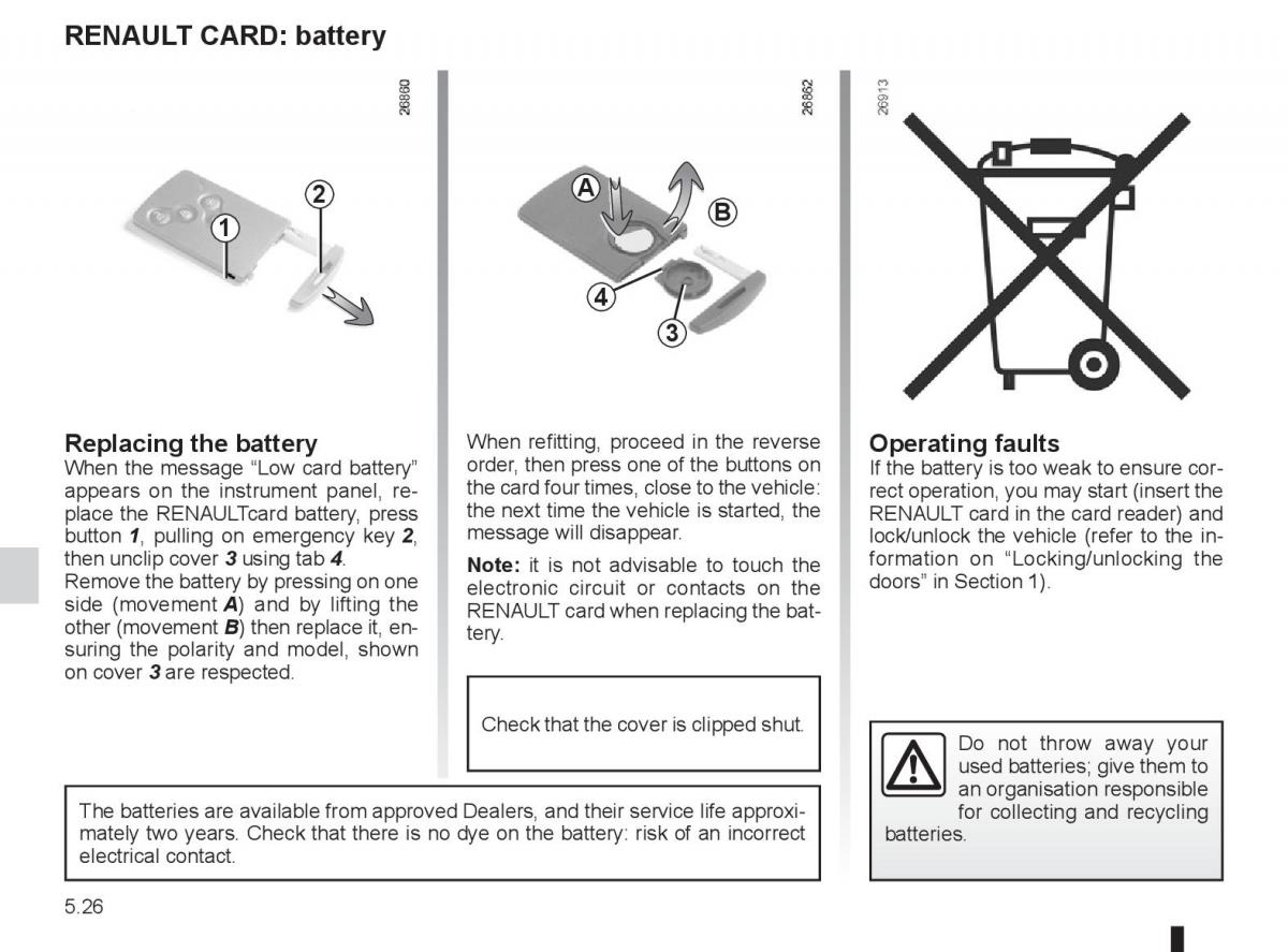 Renault Laguna 3 III owners manual / page 196