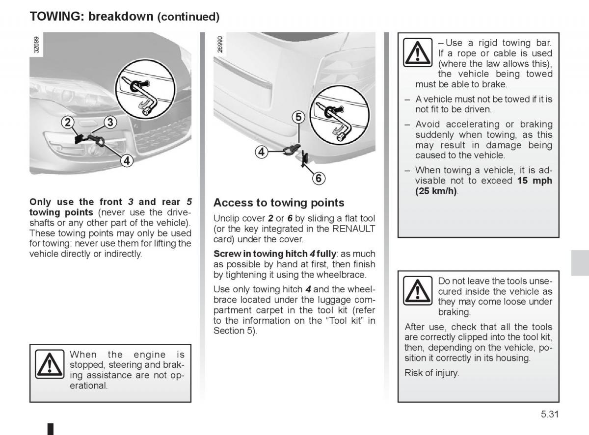 Renault Laguna 3 III owners manual / page 201