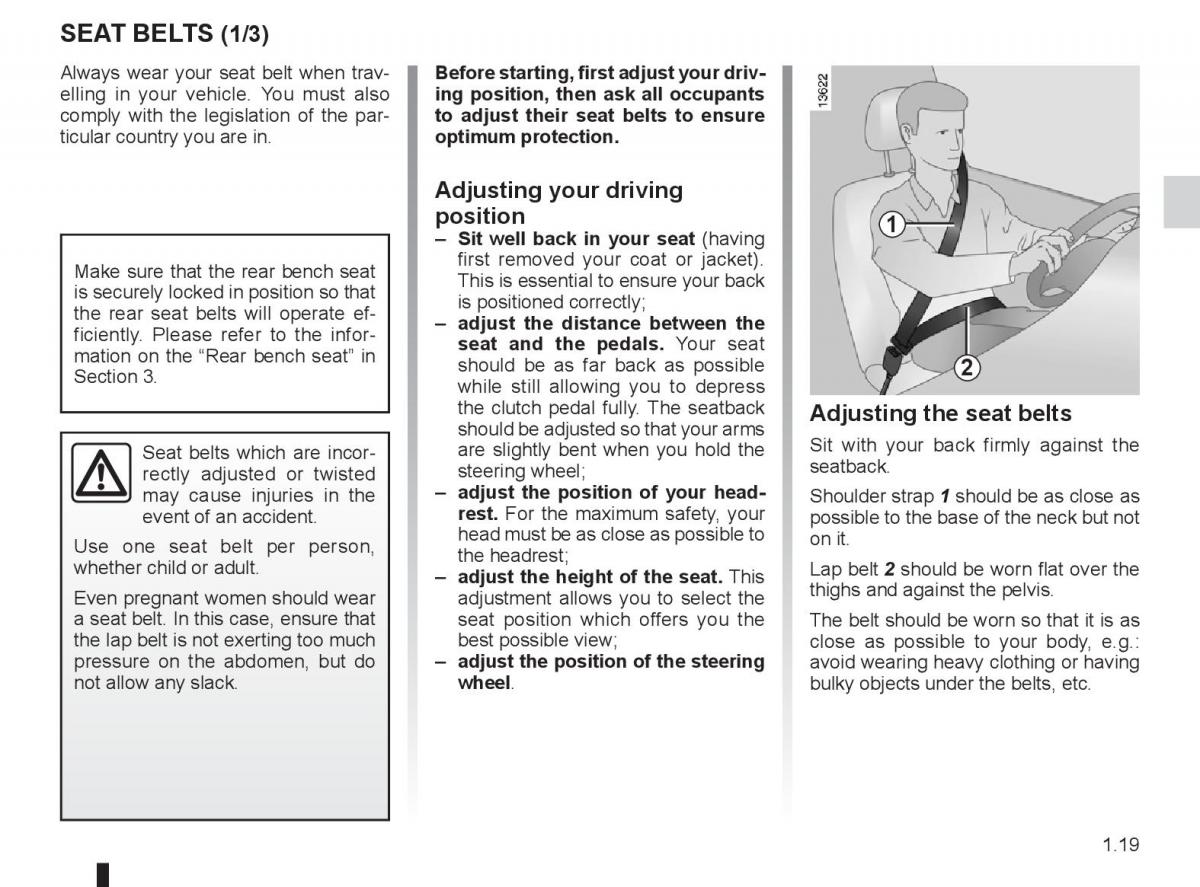 Renault Laguna 3 III owners manual / page 25