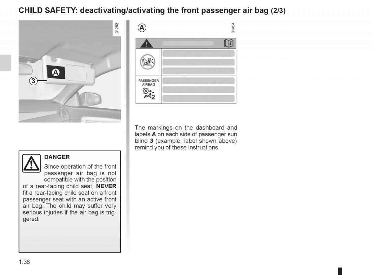 Renault Laguna 3 III owners manual / page 44