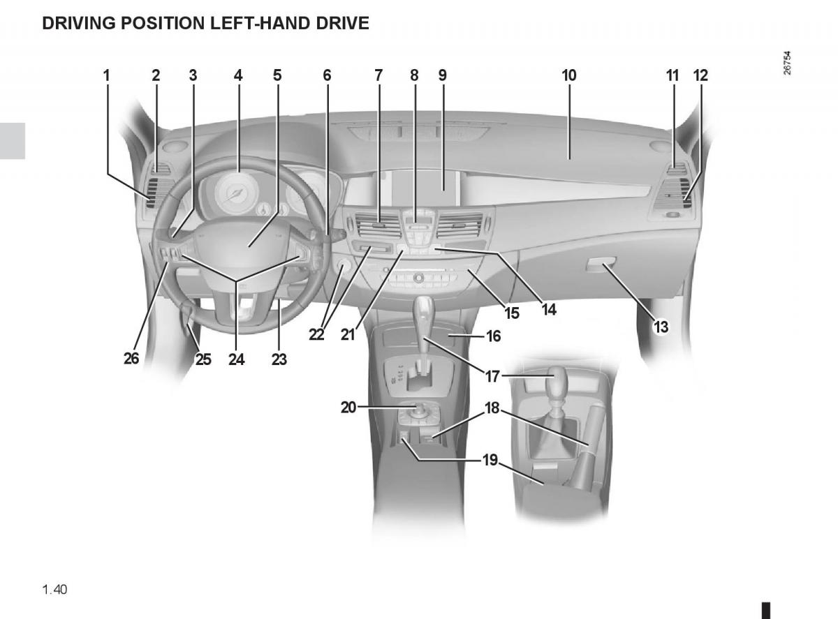 Renault Laguna 3 III owners manual / page 46