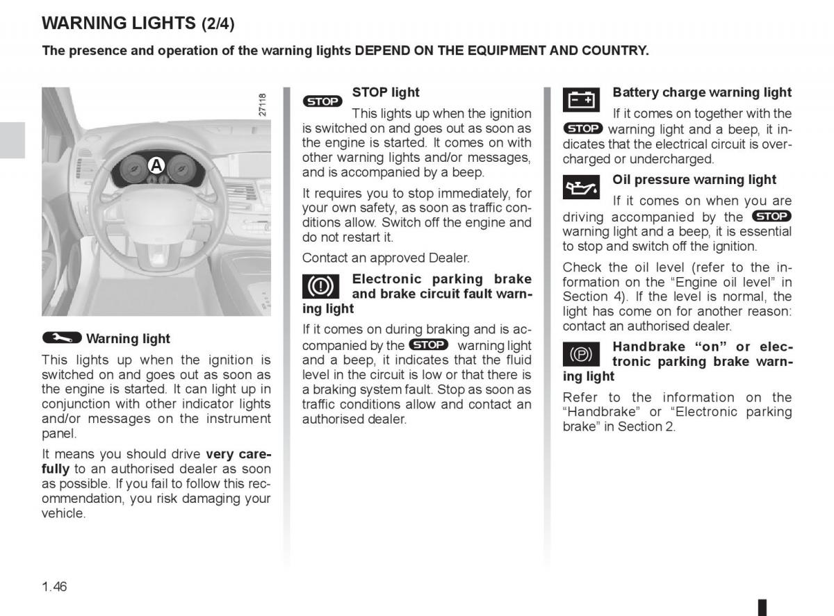 Renault Laguna 3 III owners manual / page 52