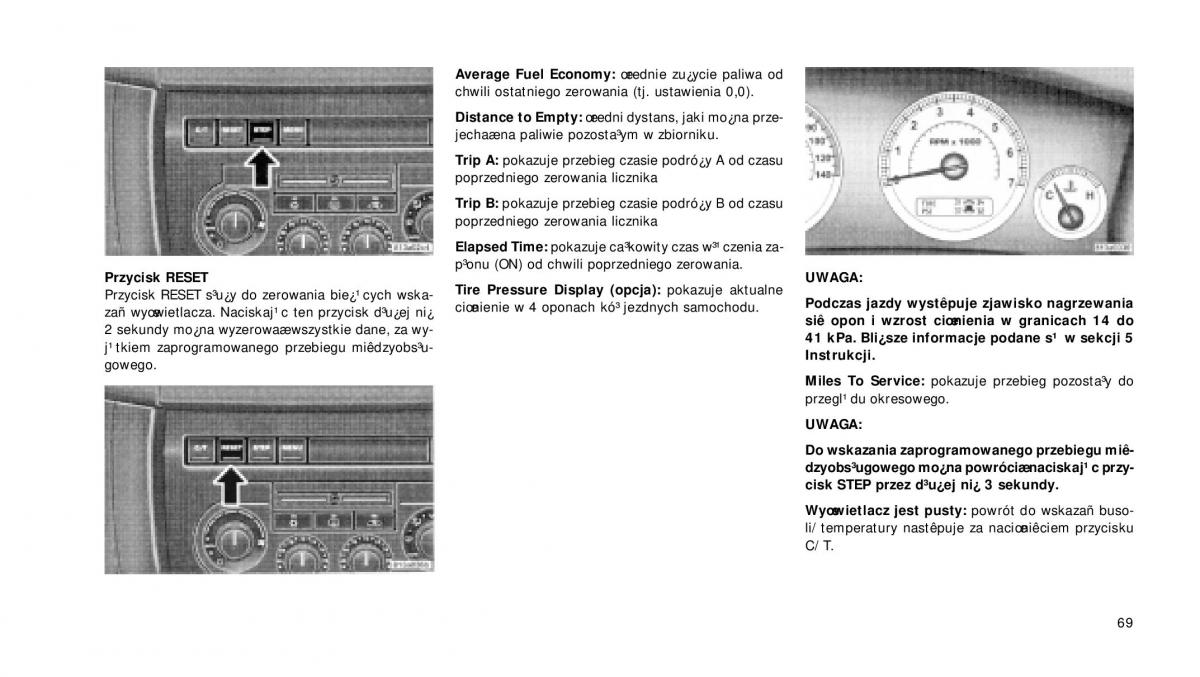 Jeep Grand Cherokee WH WK instrukcja obslugi / page 70