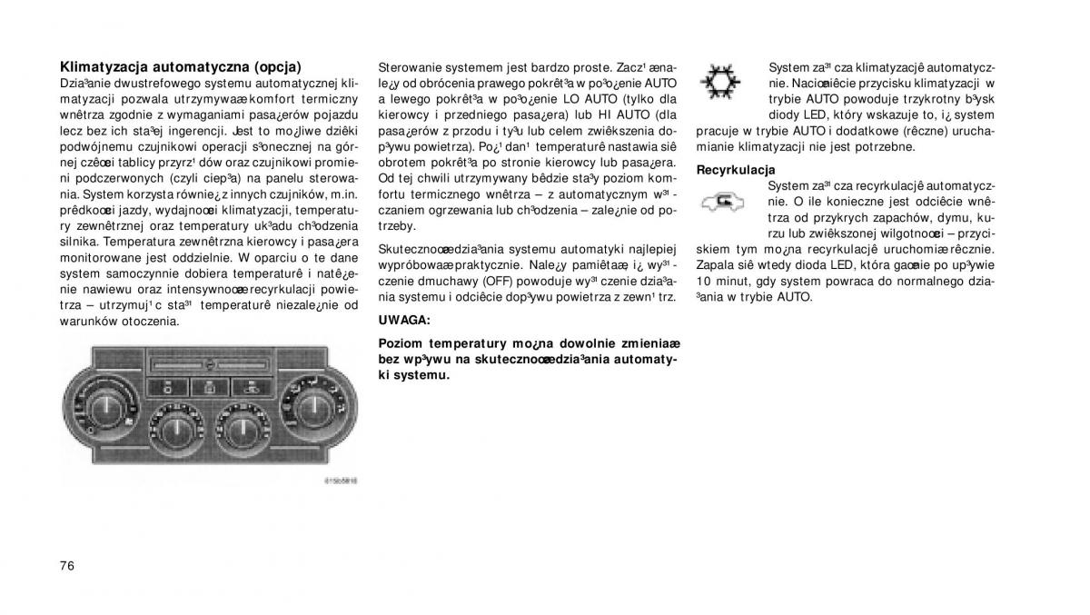 Jeep Grand Cherokee WH WK instrukcja obslugi / page 77