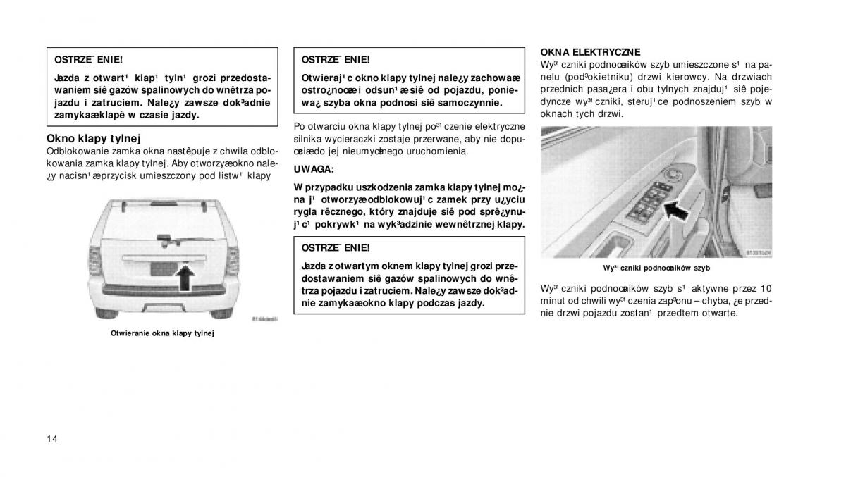 Jeep Grand Cherokee WH WK instrukcja obslugi / page 15