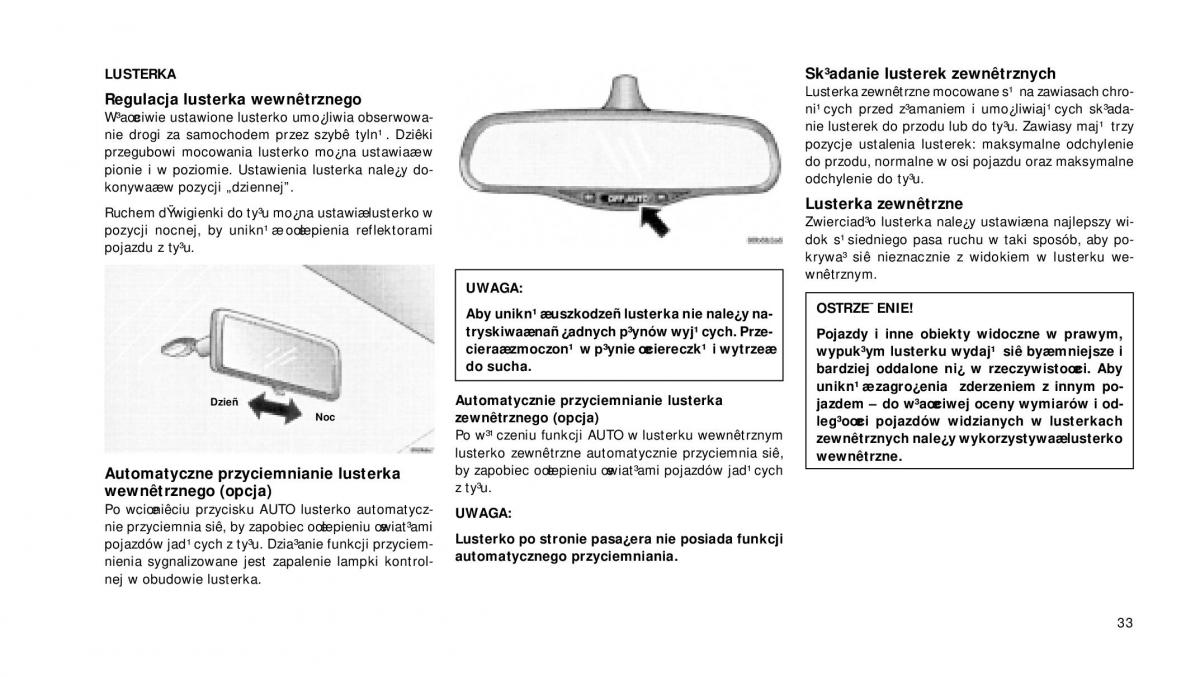 Jeep Grand Cherokee WH WK instrukcja obslugi / page 34