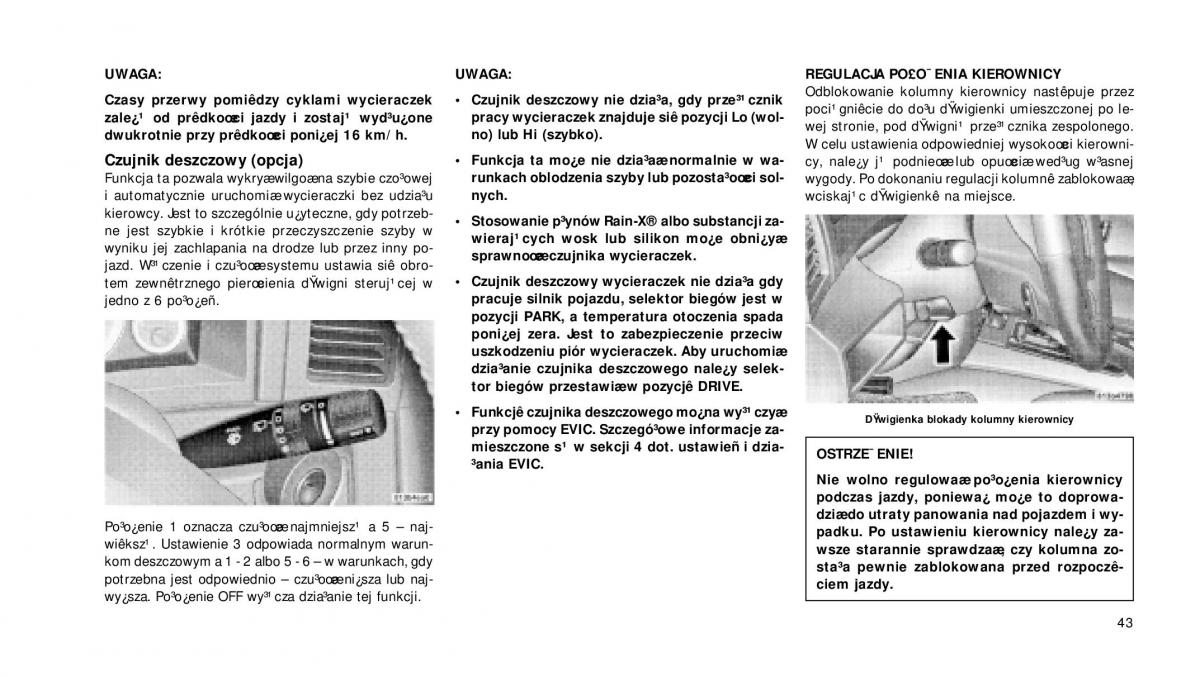 Jeep Grand Cherokee WH WK instrukcja obslugi / page 44