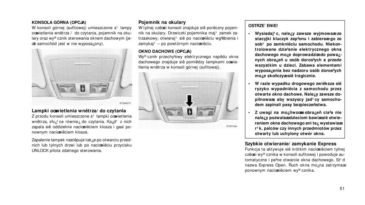 Jeep Grand Cherokee WH WK instrukcja obslugi / page 52