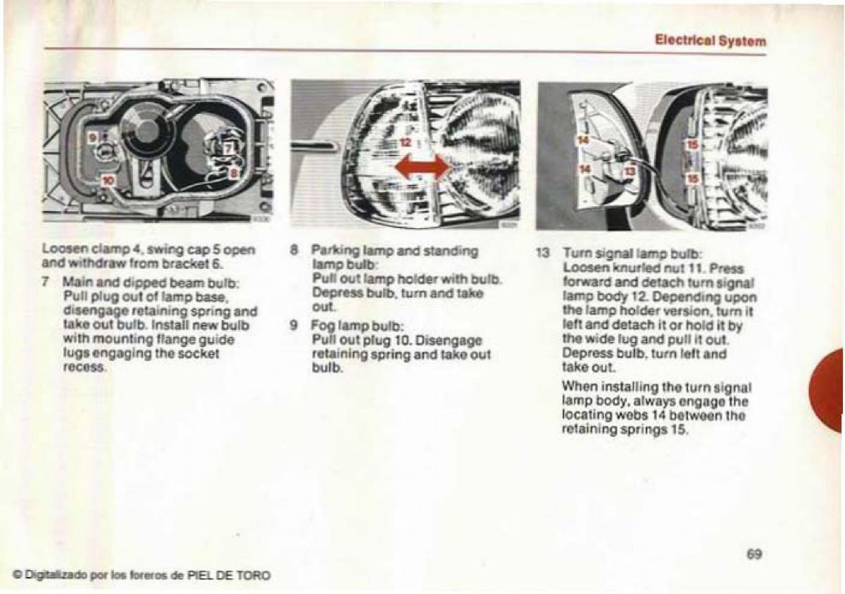 Mercedes Benz W123 200D 240D 300D Puchatek manual / page 71