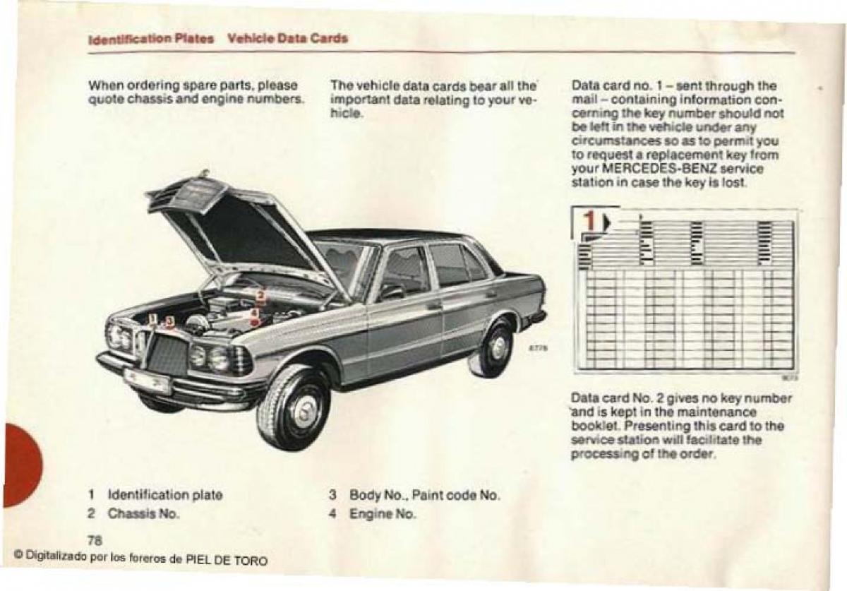 Mercedes Benz W123 200D 240D 300D Puchatek manual / page 80