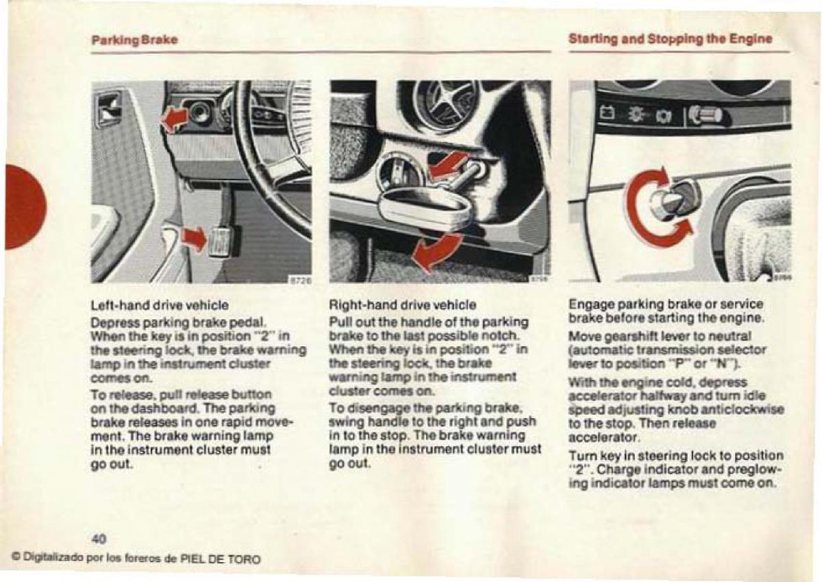 Mercedes Benz W123 200D 240D 300D Puchatek manual / page 42