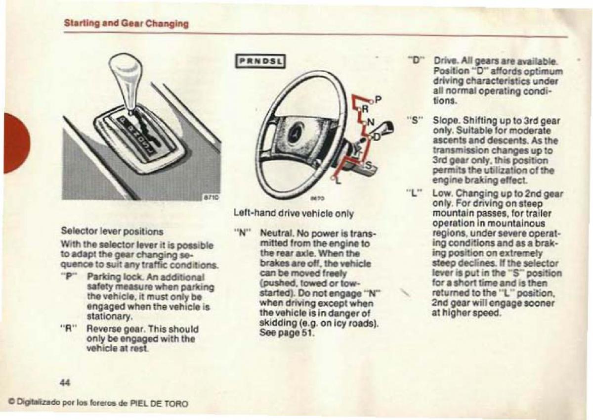 Mercedes Benz W123 200D 240D 300D Puchatek manual / page 46