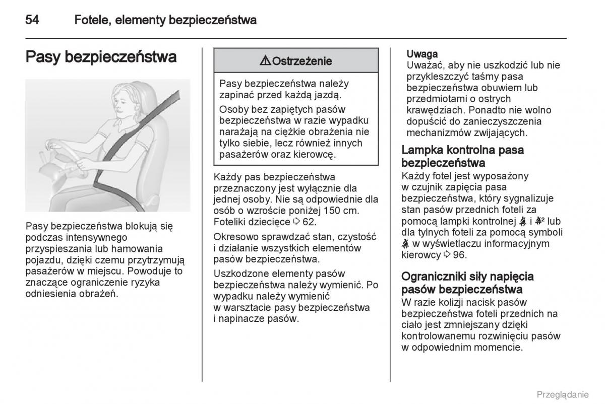 Opel Insignia instrukcja obslugi / page 55