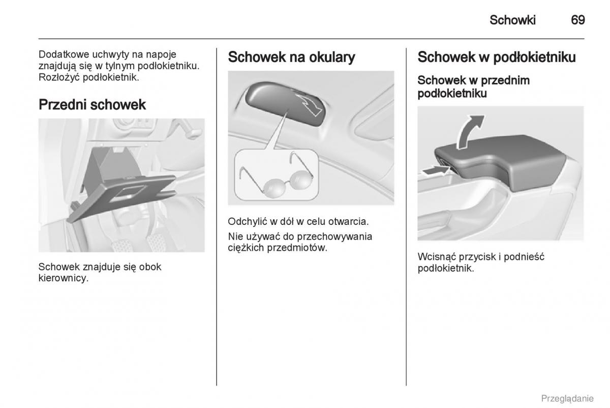 Opel Insignia instrukcja obslugi / page 70