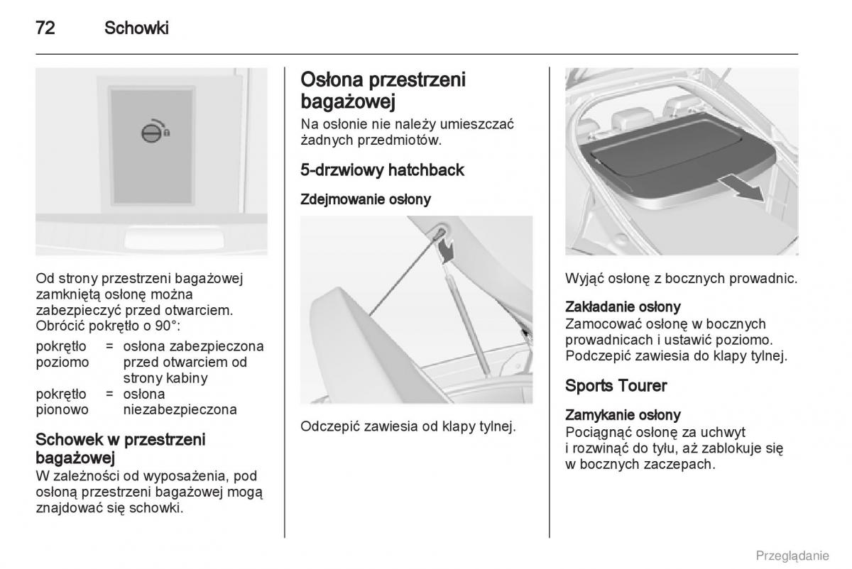 Opel Insignia instrukcja obslugi / page 73