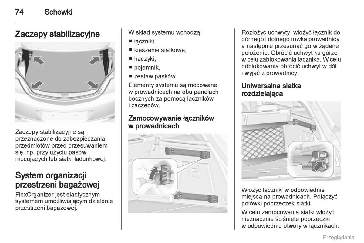 Opel Insignia instrukcja obslugi / page 75