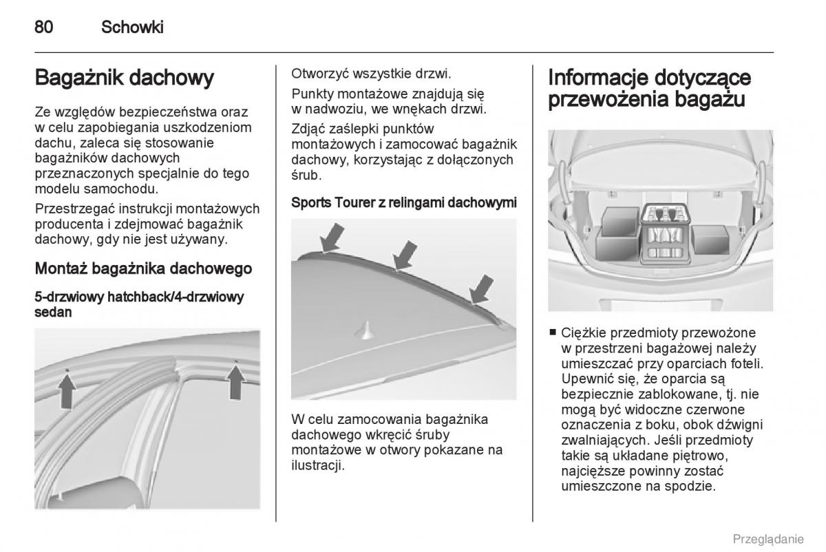 Opel Insignia instrukcja obslugi / page 81