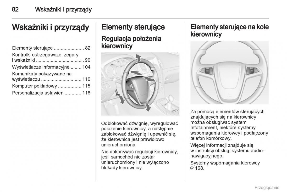 Opel Insignia instrukcja obslugi / page 83