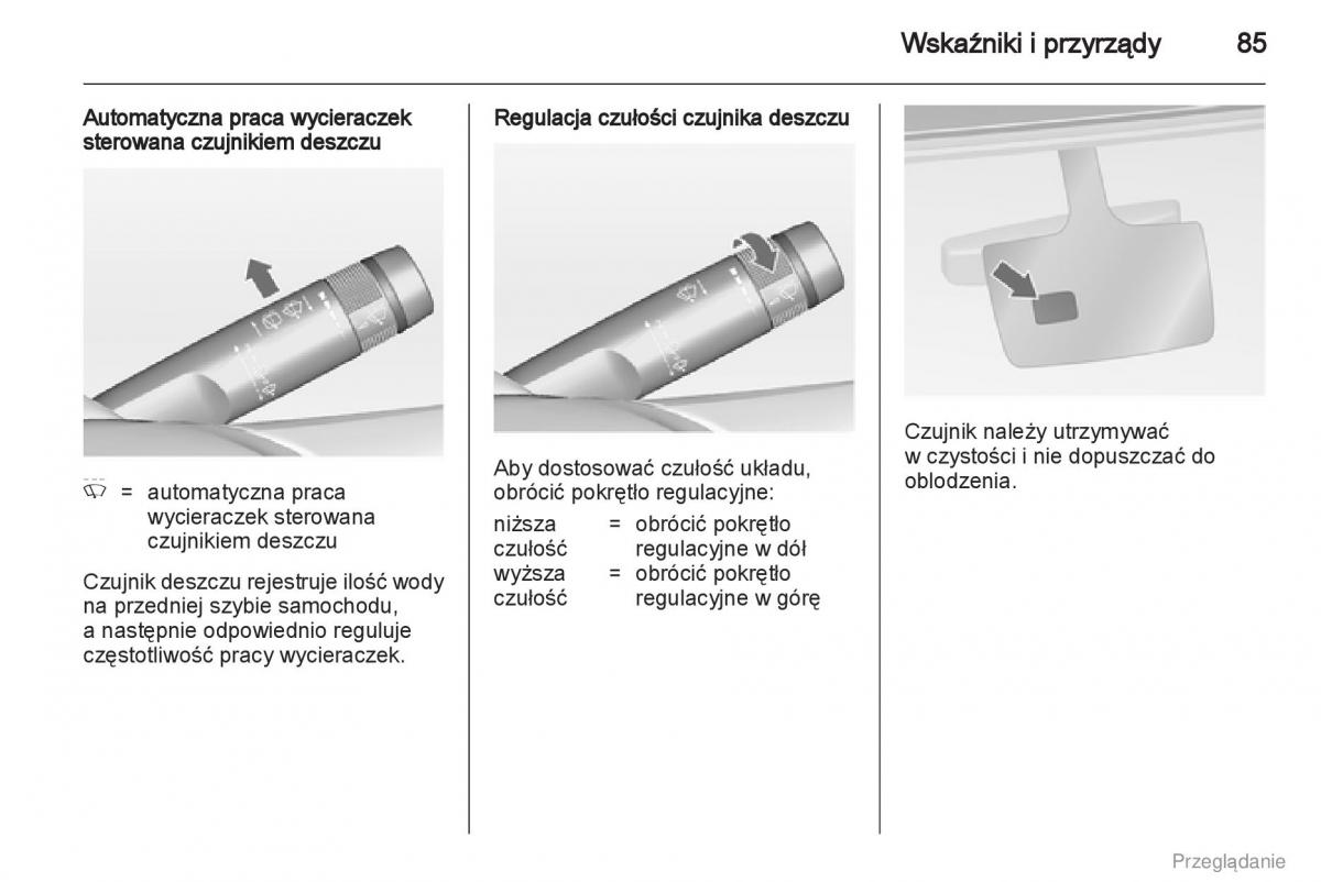 Opel Insignia instrukcja obslugi / page 86