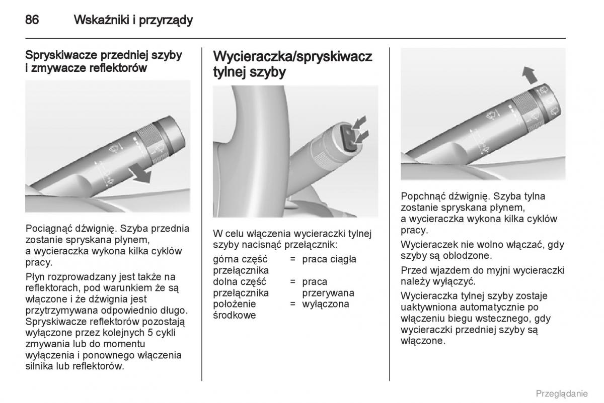 Opel Insignia instrukcja obslugi / page 87