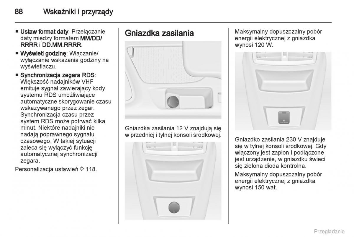 Opel Insignia instrukcja obslugi / page 89