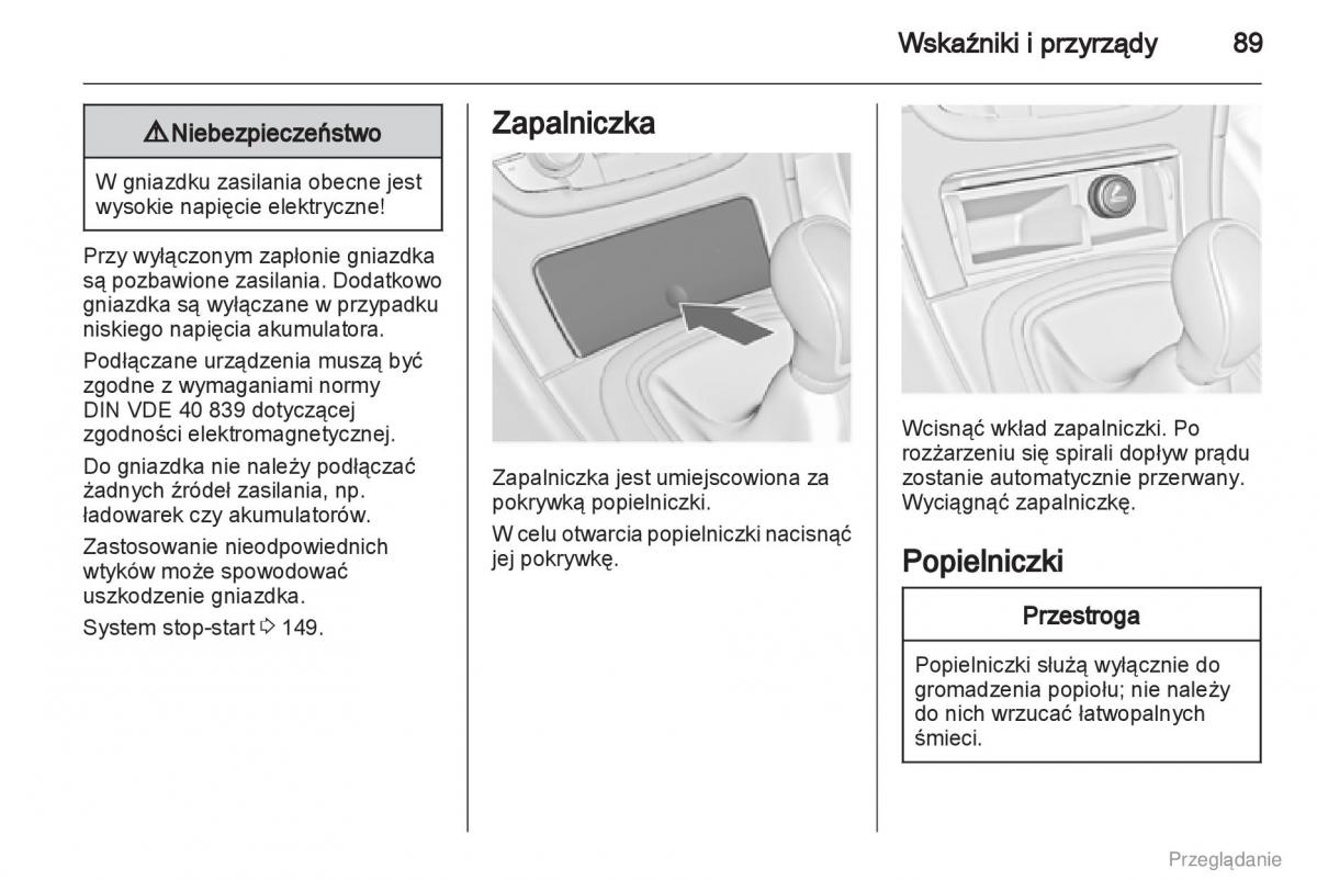 Opel Insignia instrukcja obslugi / page 90