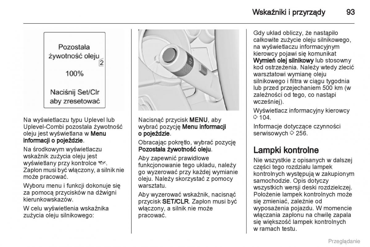 Opel Insignia instrukcja obslugi / page 94