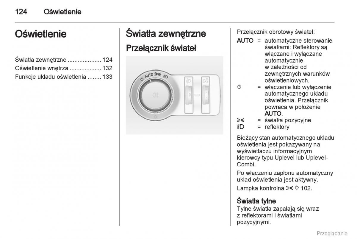 Opel Insignia instrukcja obslugi / page 125