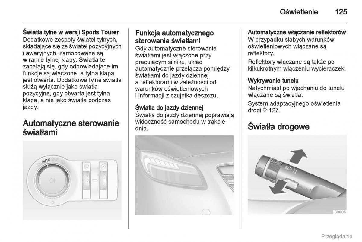 Opel Insignia instrukcja obslugi / page 126