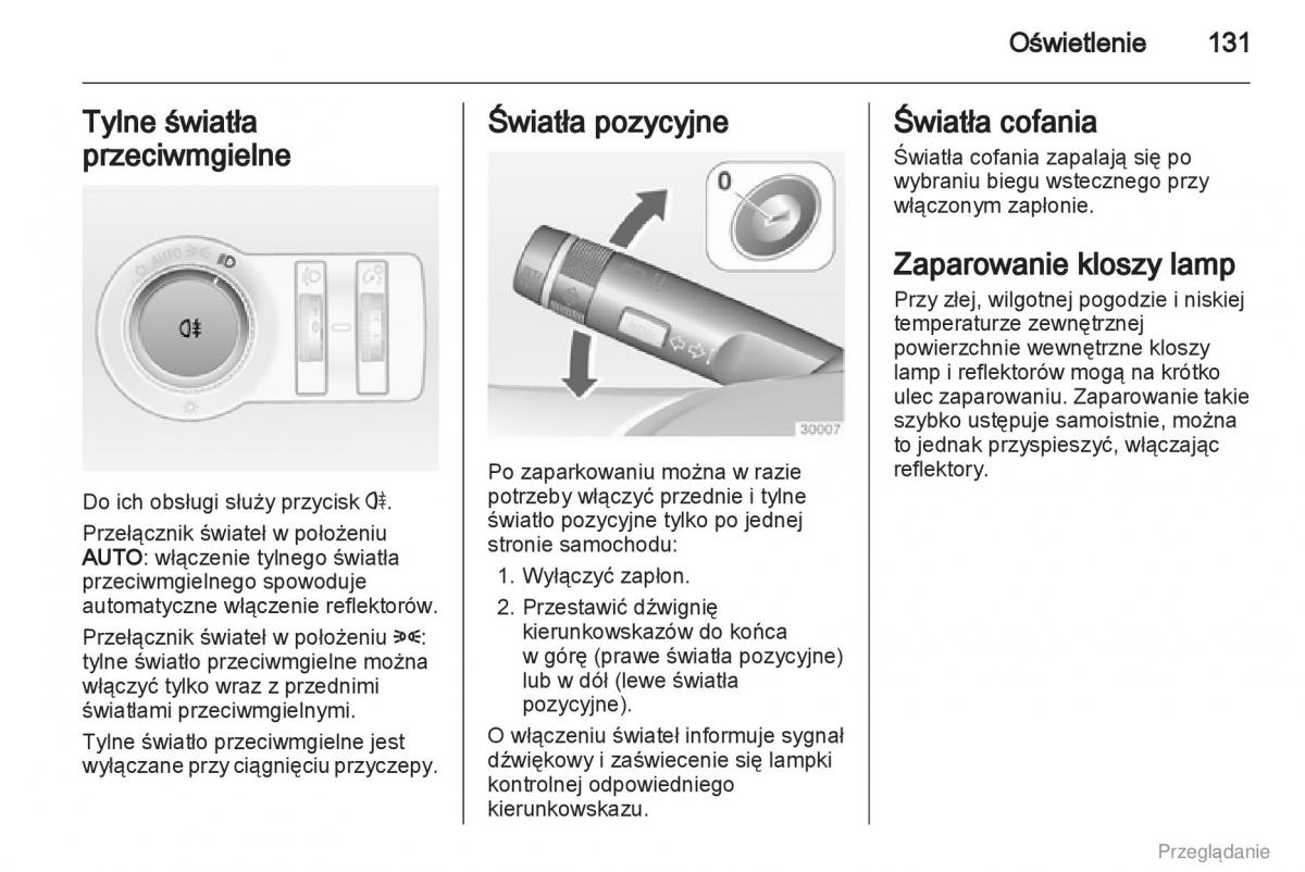 Opel Insignia instrukcja obslugi / page 132